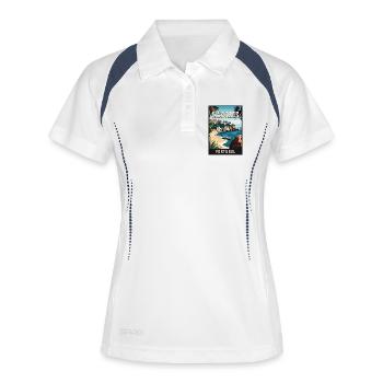 Experience Coastal Beauty of Cascais in Portugal - Women's Polo breathable - white/navy - Front