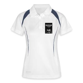 Discipline Bridge Goal Achievement - Women's Polo breathable - white/navy - Front