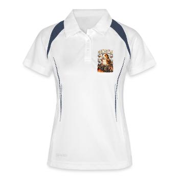 GUINEAZILLA - Women's Polo breathable - white/navy - Front