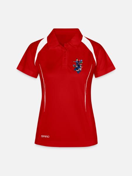 Cap-Vert - Cap-Vert - Drapeau - Polo respirant Femme - blanc/marine