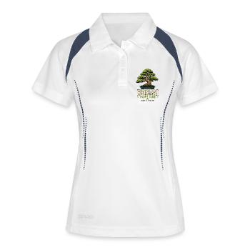 Japanese Bonsai Tree Plant Plantclub Bonsai - Women's Polo breathable - white/navy - Front