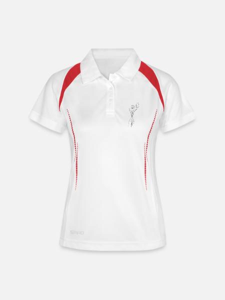 Bouquet - Women's Polo breathable - white/navy