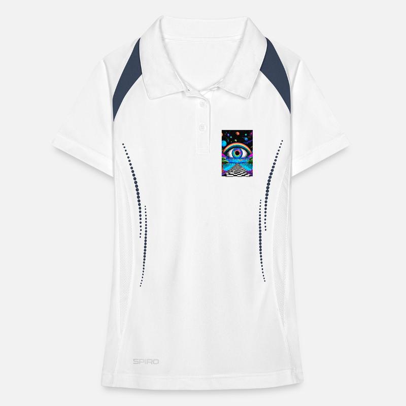 Psychedelic Journey into Space Women's Polo breathable