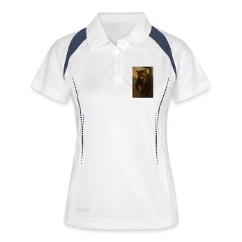 Es war ein langer Tag in einem langen Jahr - Frauen Polo atmungsaktiv - Weiß/Navy - Vorne