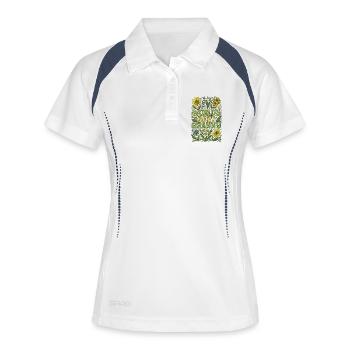 World's Best Granny Floral Tribute - Women's Polo breathable - white/navy - Front