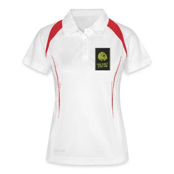 Unstoppable Energy – You Can't Stop Me! - Women's Polo breathable - white/navy - Front