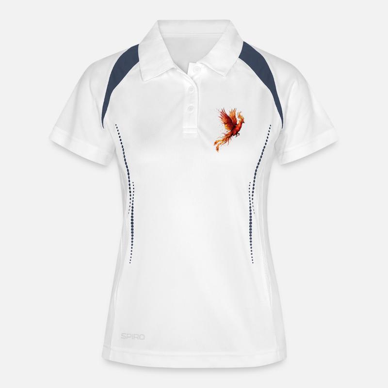 Phoenix Firestorm - Women's Polo breathable - white/navy