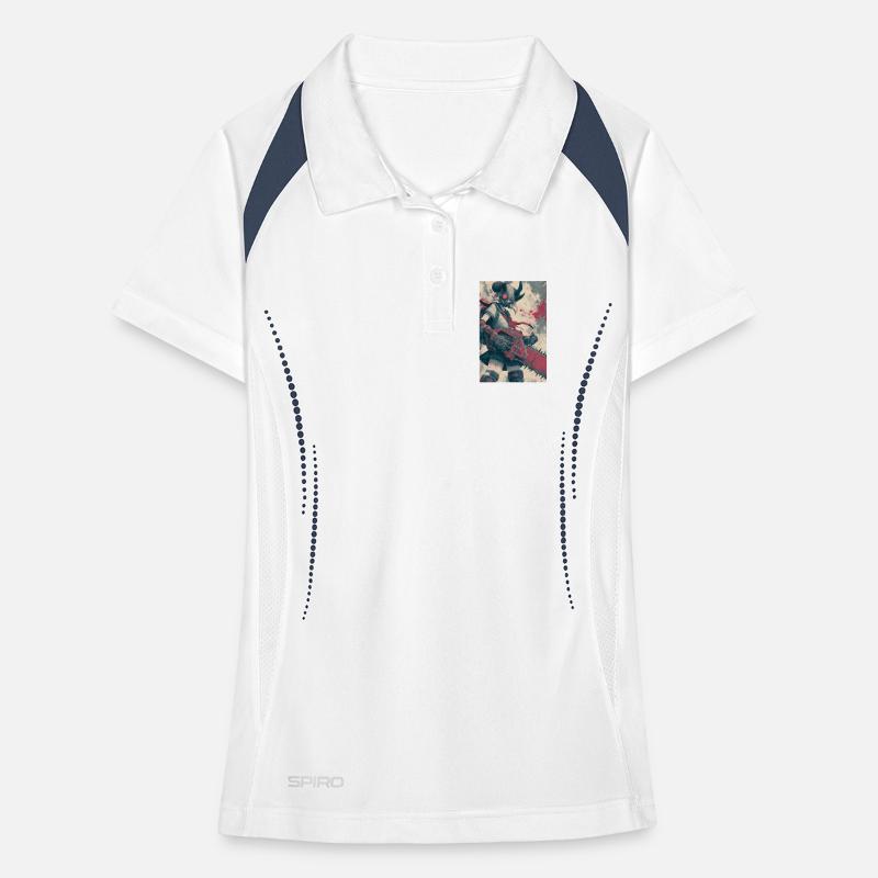 Crimson Chainsaw Hunter Women's Polo breathable