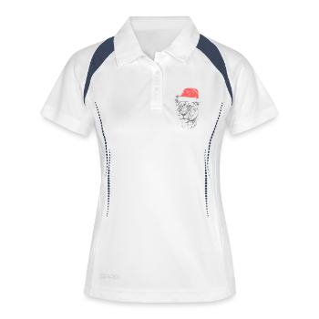 Lioness Christmas Hat - Women's Polo breathable - white/navy - Front