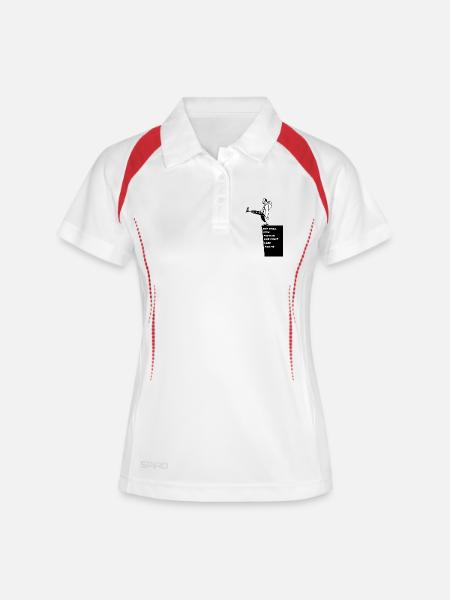 Small Step - Women's Polo breathable - white/navy