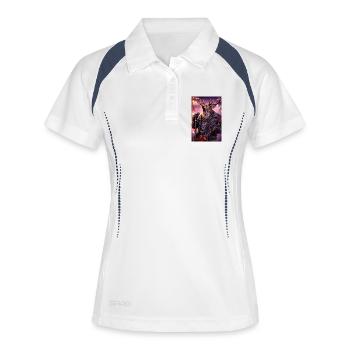 RockyZoo6 - Women's Polo breathable - white/navy - Front
