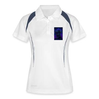RockyZoo20 - Women's Polo breathable - white/navy - Front