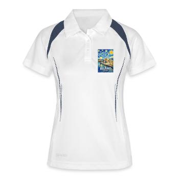 Bilbao Spain - Women's Polo breathable - white/navy - Front