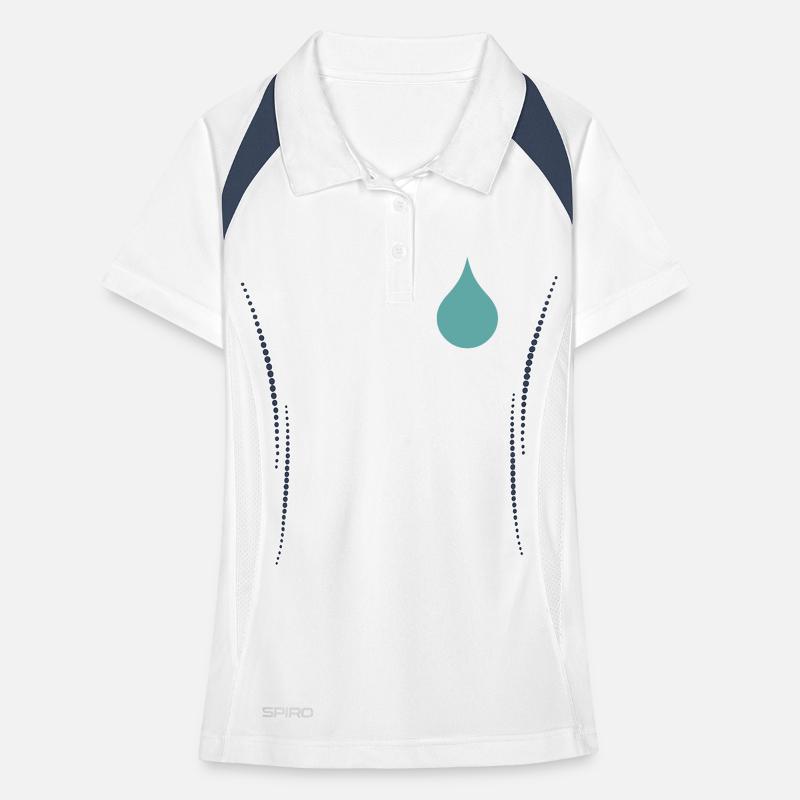 Water Drop - Raindrop Women's Polo breathable