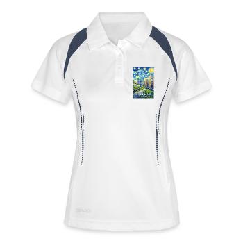 High Line New York Scenery - Women's Polo breathable - white/navy - Front