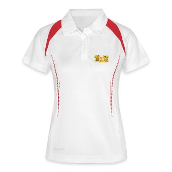 Golden Dog Family Retriever Dog Nature Love - Women's Polo breathable - white/navy - Front