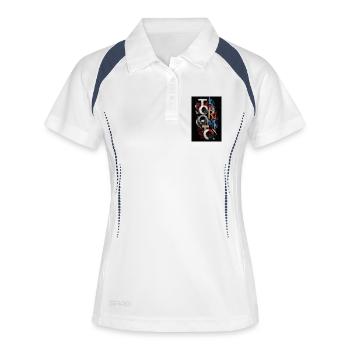 Toronto Urban Typography - Women's Polo breathable - white/navy - Front