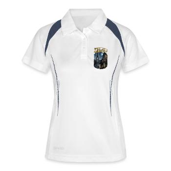 Paris at full moon - Women's Polo breathable - white/navy - Front