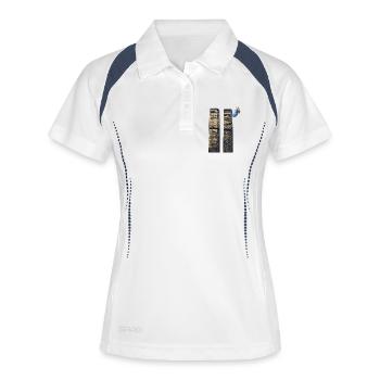 The two Towers - Women's Polo breathable - white/navy - Front