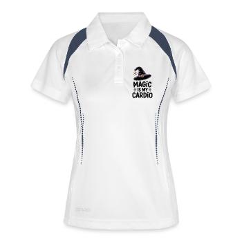magicMagic is My Cardio - Women's Polo breathable - white/navy - Front