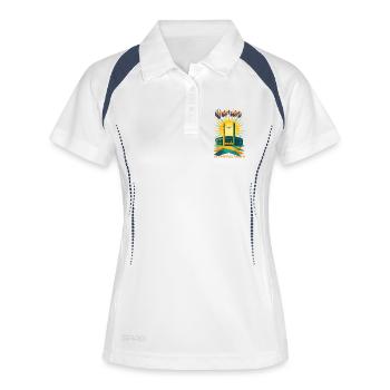 Olympiastadion Berlin Urban Retro Dreams Shirt - Women's Polo breathable - white/navy - Front