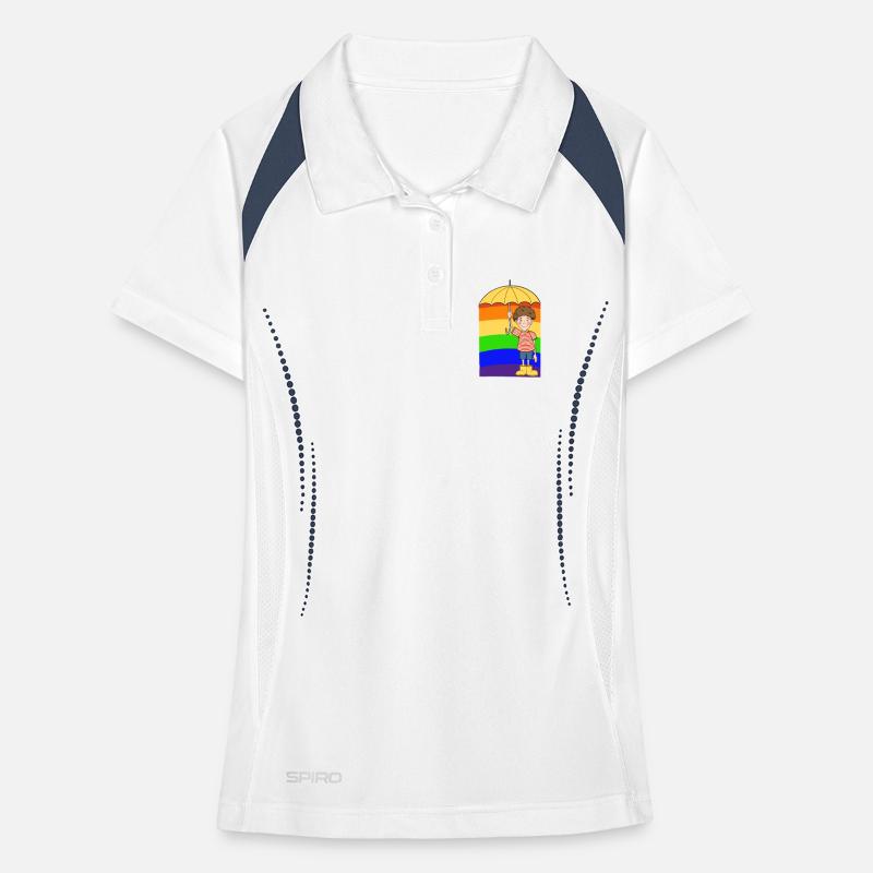 Rainbow Man Women's Polo breathable