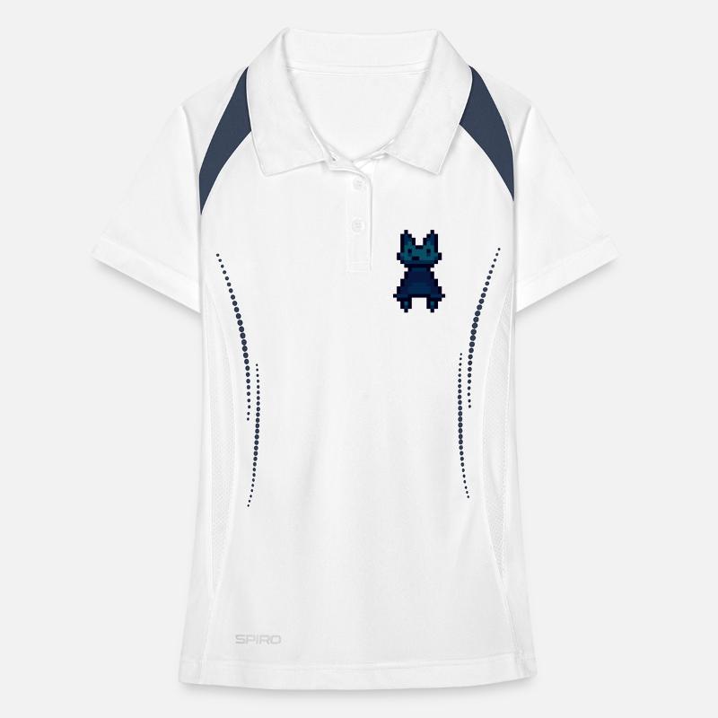 Pixel Cat Women's Polo breathable