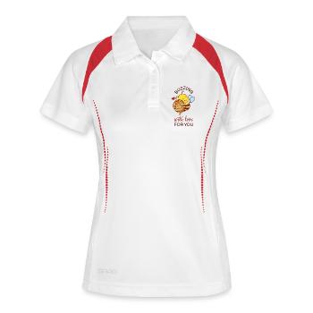 Quotes for lovers - Women's Polo breathable - white/navy - Front