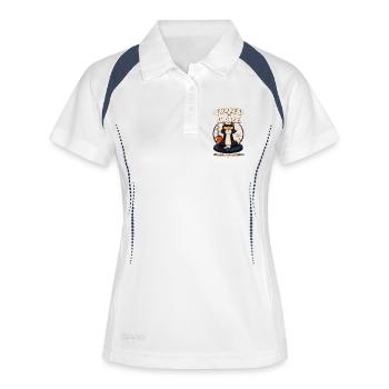 Too Zen to Care Cat - Women's Polo breathable - white/navy - Front