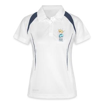 Toast - Best mom in the world - Women's Polo breathable - white/navy - Front
