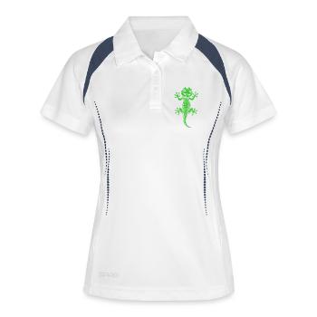 Gecko - Women's Polo breathable - white/navy - Front