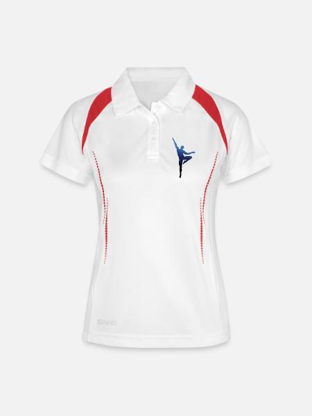 Dancing - Ballet - Man - Women's Polo breathable - white/navy