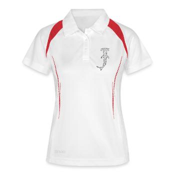 Hammerhead Shark Geometric - Women's Polo breathable - white/navy - Front