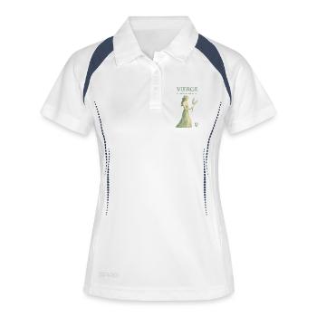 Virgo Star Sign - Astrology - Women's Polo breathable - white/navy - Front