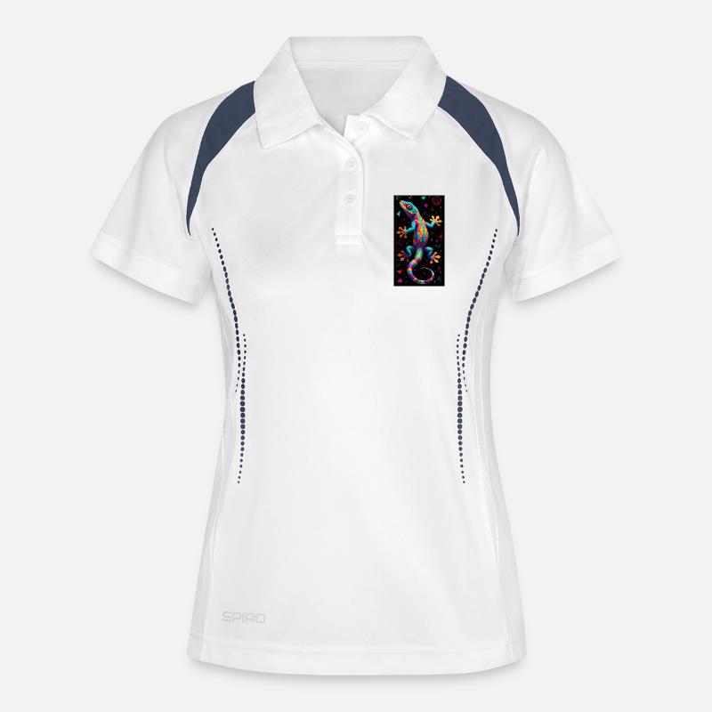 Gecko - Women's Polo breathable - white/navy