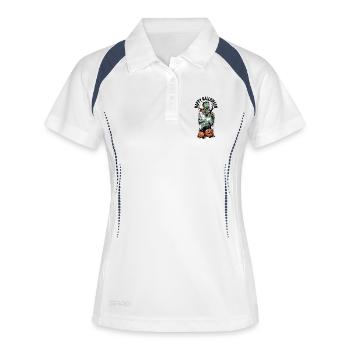 Happy Halloween Green Zombie Monster - Women's Polo breathable - white/navy - Front