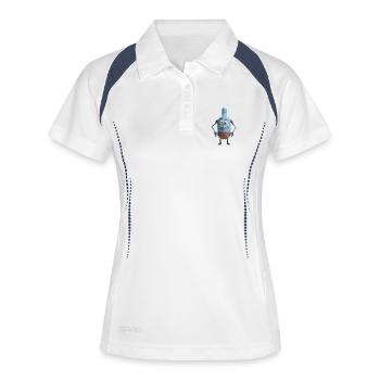 Blue Bottle Buddy in Briefs - Women's Polo breathable - white/navy - Front