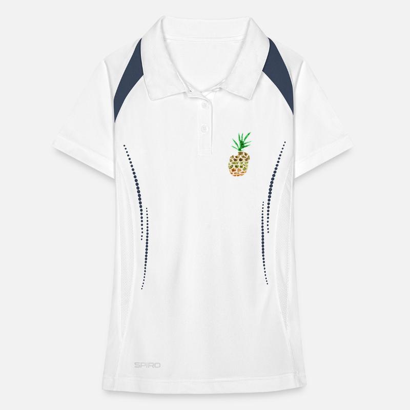 Crazy pineapple Women's Polo breathable