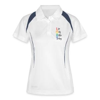 LGBT Pride Month - Life Gets Better Today - Women's Polo breathable - white/navy - Front