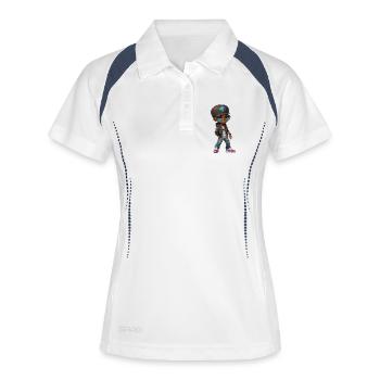 Cool Hip-Hop Teen Kid - Women's Polo breathable - white/navy - Front