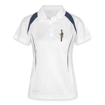 Vintage robot - Women's Polo breathable - white/navy - Front