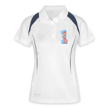 Girls Trip Memories & Friends | Vacation - Women's Polo breathable - white/navy - Front