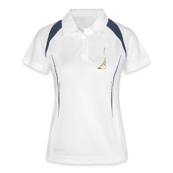 Bretonne Sae Aour Gwenn-Ha-Du - Polo respirant Femme - blanc/marine - Devant