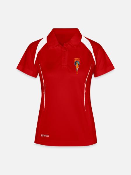Per Aspera ad Astra – Astronaute rétro - Polo respirant Femme - blanc/marine