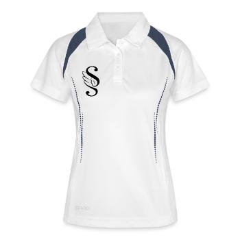 Paragraph Paragraf Wing Flügel - Frauen Polo atmungsaktiv - Weiß/Navy - Vorne
