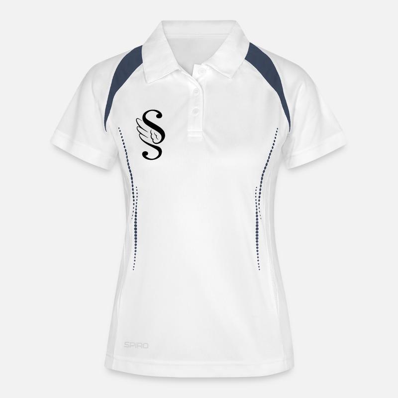 Paragraph Paragraph Wing Wings - Women's Polo breathable - white/navy