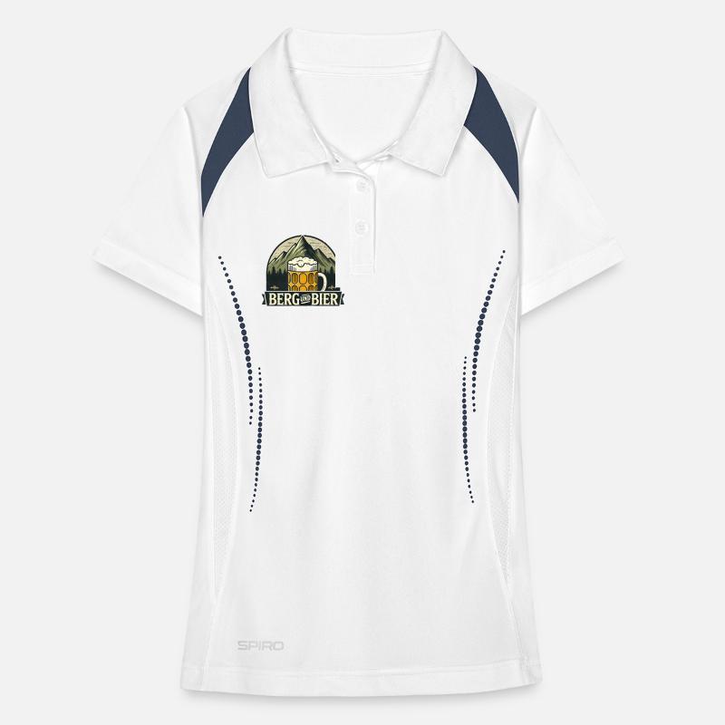 Berg und Bier V2 Frauen Polo atmungsaktiv