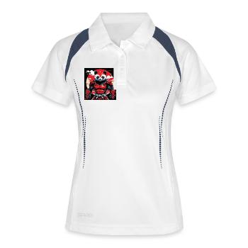 Red Panda Zen Spirit - Women's Polo breathable - white/navy - Front