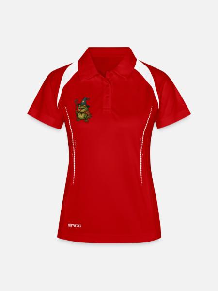 Magical Frog Weaker with Magic Hat - Women's Polo breathable - white/navy