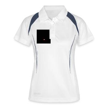 Dark  - Frauen Polo atmungsaktiv - Weiß/Navy - Vorne